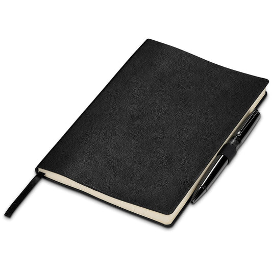 Alex Varga Salinger A5 Soft Cover Notebook - BLACK