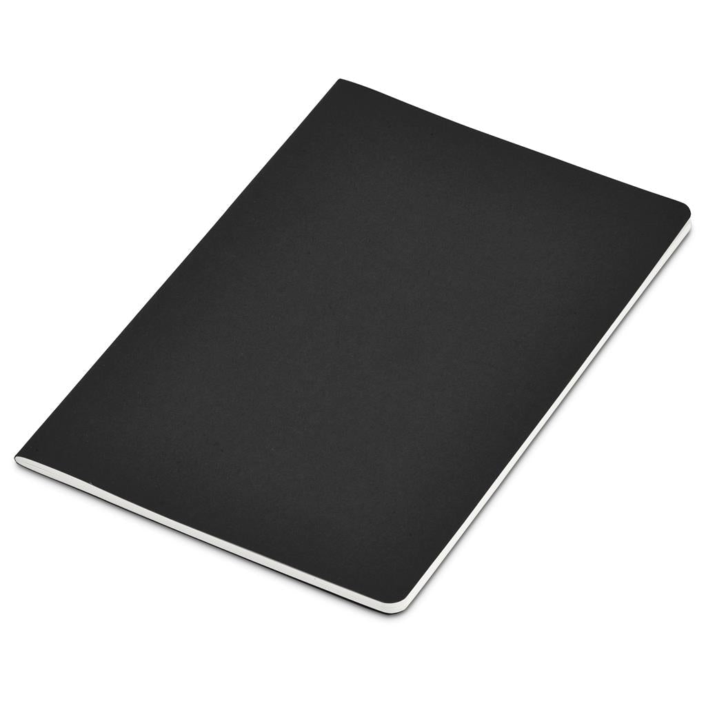 Okiyo Emika FSC Certified Paper A5 Soft Cover Notebook - BLACK