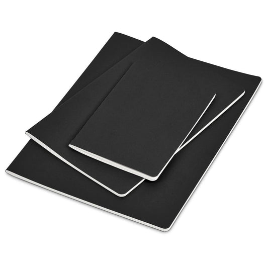 Okiyo Emika FSC Certified Paper A6 Soft Cover Notebook - BLACK