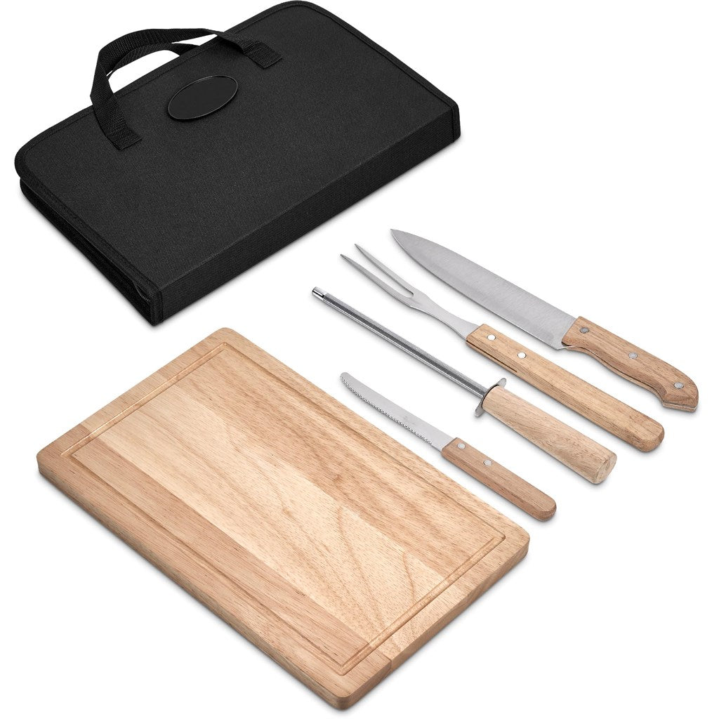 Serendipio Brenton 5-Piece Braai & Carving Set
