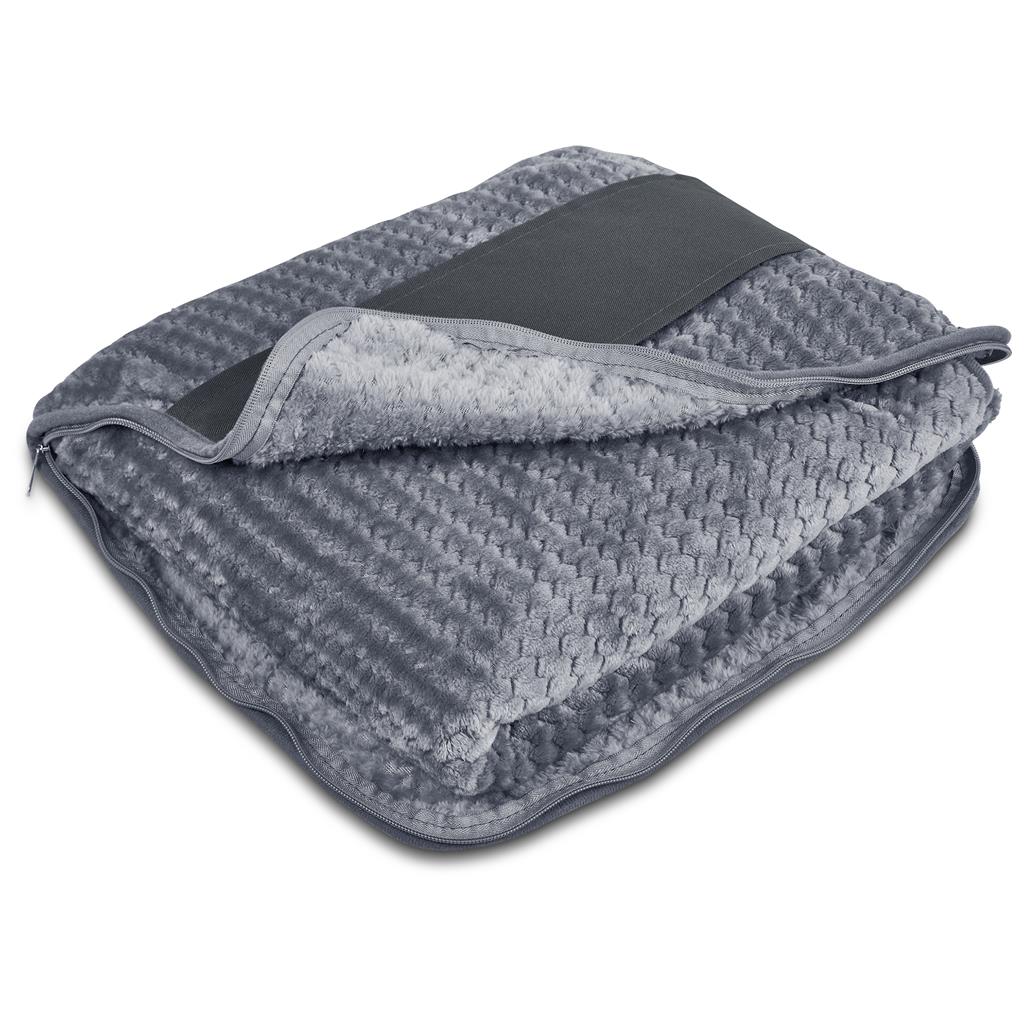 Serendipio Cozytrip Travel Blanket & Pillow - GREY